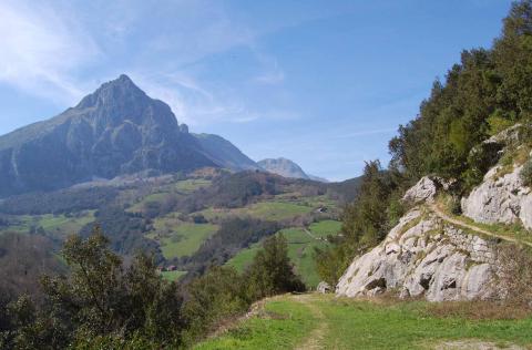 Pico san Vicente desde  El Haza